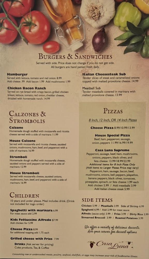 Casa Luna Breadsticks